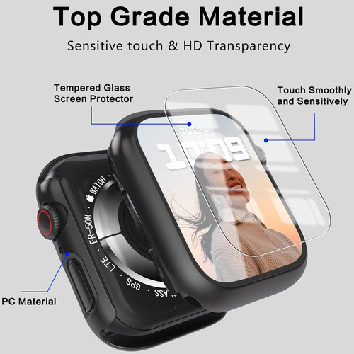 Protector P/relojes Inteligentes Ymhml P/apple Watch Serie7-