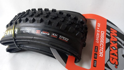 Imagen 2 de 10 de Llanta Maxxis Dissector 29*2.40wt / Tubeless Ready/3ct/exo