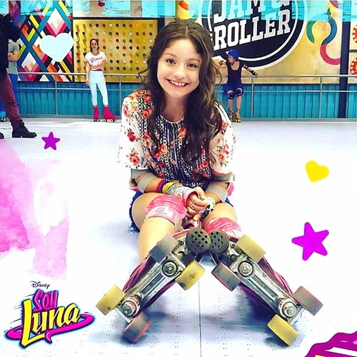 Combo Kit Soy Luna Patines Con 6 Protecciones Para Caidas
