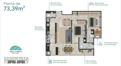 Imagem 8 de 13 de Apartamento Em Praia Grande, Ubatuba/sp De 61m² 2 Quartos À Venda Por R$ 576.575,00 - Ap2343524-s