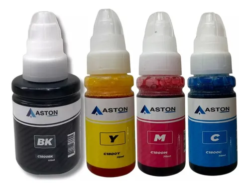 comprar 4 Tinta Compátivel Canon Gl190 Color G3110 G6010 G7010 G1200