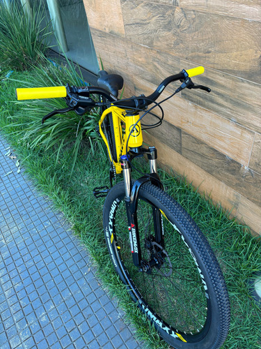 Bicicleta Absolute Nero5 Freio Hidráulico Amarelo 17 "