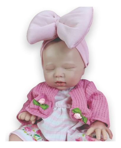 Bebe Reborn Emily 37 Cm Toma Leche Hace Pipi Silicona Goma