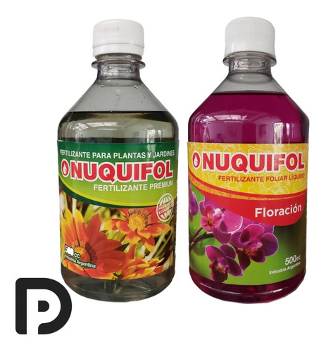 Combo 2 Nuquifol Vege Y Flora X 500c Fertilizantes Organicos