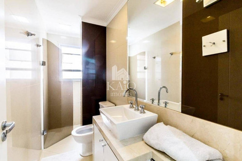 Imagem 12 de 14 de Apartamento Mobiliado 170m² 4dormitórios 2suites 4vagas