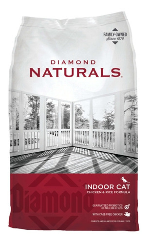 Alimento Diamond Naturals(nutra Gold)gato Adulto Indoor 7,5k