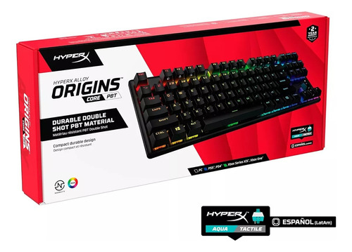 Teclado Gamer Switches Aqua Hyperx Alloy Origins Core Merco
