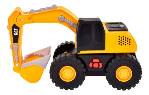 Cat Maquinaria De Construccion Con Luz Y Sonido - Excavadora