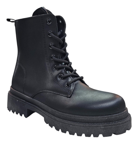 Botas Borcegos En Color Negro - Estilo Y Comodidad