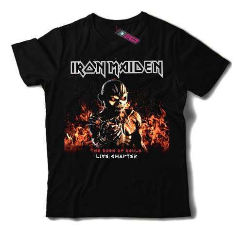 Remera Iron Maiden The Book Of Souls T846 Dtg Premium
