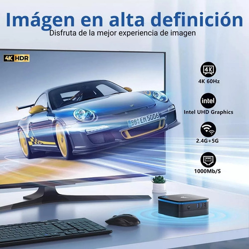 Mini Pc N5105 16gb 512ssd Bt 4k Doble Pantalla Win11pro