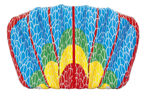 Flotador Gigante Guacamayo 500x327cm Bestway Color Rojo