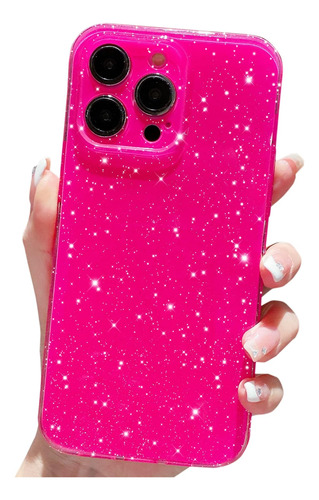 Funda Owlstar Para iPhone 12 Pro Max Fucsia Glitter