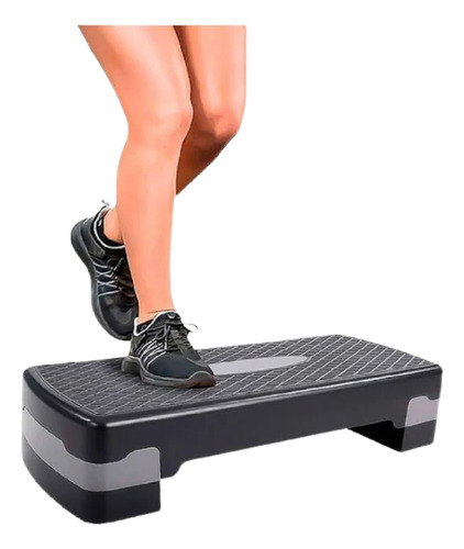 Step Ajustável + Caneleira 2 Kg + Halter 2 Kg + Corda De Aço