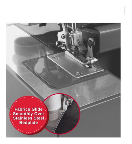Maquina Coser Singer Hd0450s Serger Costura Corte De Telas