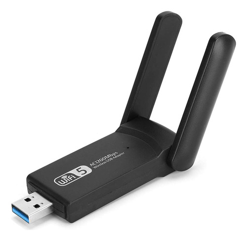 Adaptador Wifi Antena Dual Usb3.0 Para Pc Banda 2.4ghz 5ghz