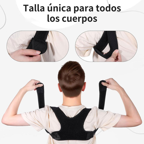 2 Piezas Corrector De Postura Ajustable, Corrector De