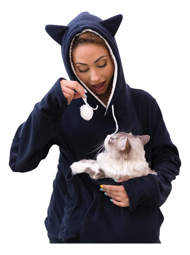 Kangakitty - Sudadera Con Capucha De Gato Con Orejas, Sudade