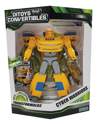  Figura Robot Cyber Warriors Transformalos Ditoys 2502