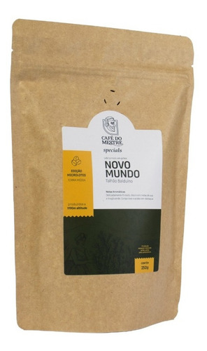 Imagem 1 de 3 de Café Do Mestre Specials Mundo Novo 250g Em Grãos