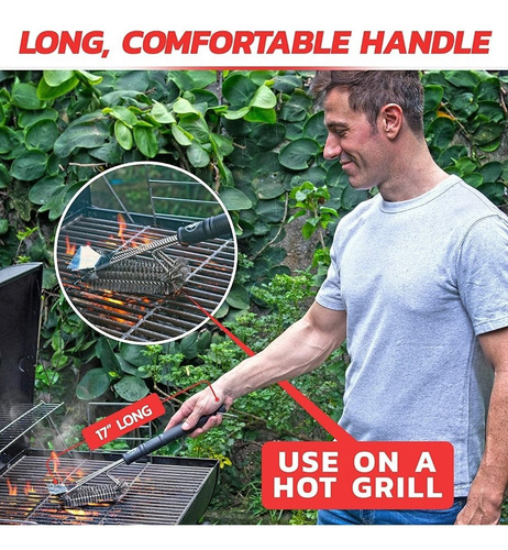 Alpha Grillers - Cepillo Y Raspador Para Parrilla El Mejor