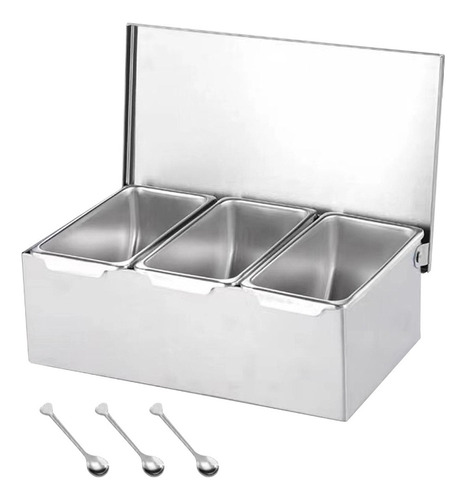 A Tarro De Condimentos, Utensilios De Cocina, Tres Rejillas