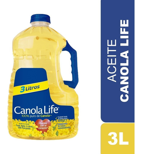 Aceite Canola Life 3 Litros - L a $26885