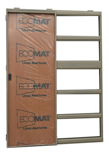 Puerta Corrediza Cedro Embutir En Durlock 70cm Ecomat