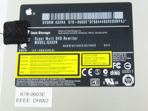 Gravador Drive Dvd iMac Cód-365