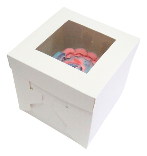 Caja Para Minicake Con Visor