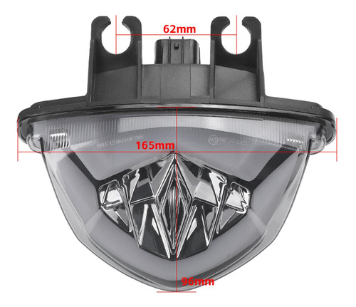 Rear Motorcycle Led Tail Light For Suzuki Gsx-s750 2017-2021