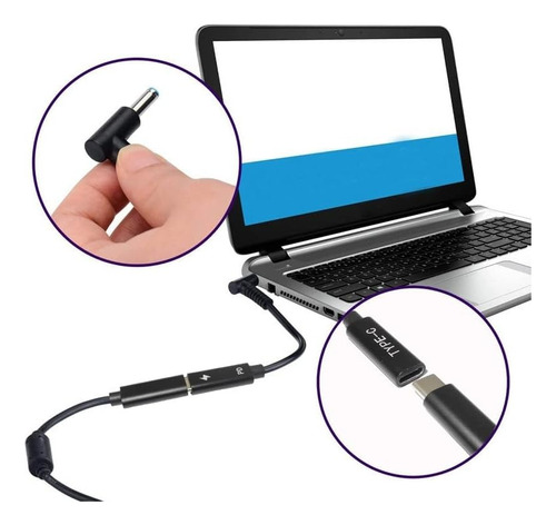 Adaptador De Carga Usb-c A Notebook Acer Conector 5.5*1.7mm