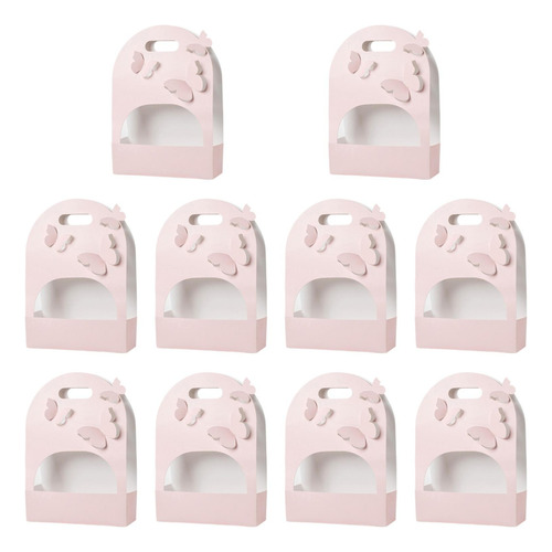 Caja De Flores De Mariposa 3d De 10 Piezas, Caja De Rosa