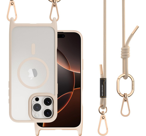 Capa Mageasy Para iPhone 16 Pro Max 6.9 Com Alça Tiracolo