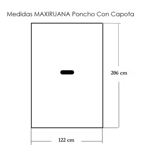 Imagen 9 de 10 de Maxiruana Hombre Mujer Lana Alpaca Urbana Ligera Con Capota