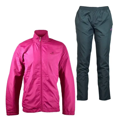 Conjunto Topper Mujer Campera Pantal n Basico New Original Env o