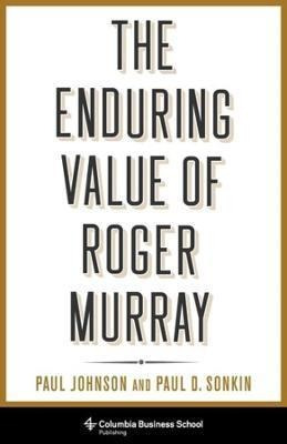 Libro The Enduring Value Of Roger Murray - Professor Paul...