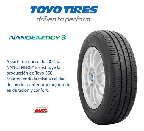 Neumático Toyo Tires Nano Energy 3 P 185/70R14 88 T