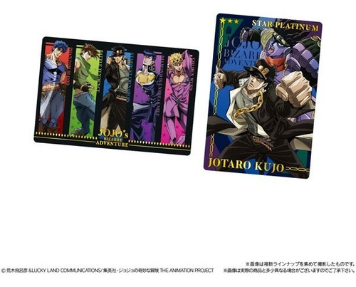 Imagen 10 de 10 de Jojo's Bizarre Adventure The Animation Special Bandai Wafer