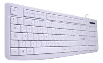 Comprar Teclado Multimedia Te-4069s Blanco Cable 1.5mts