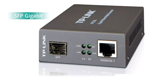Imagen 2 de 8 de Convertidor Multimedia Tp Link Mc220l Sfp Gigabit