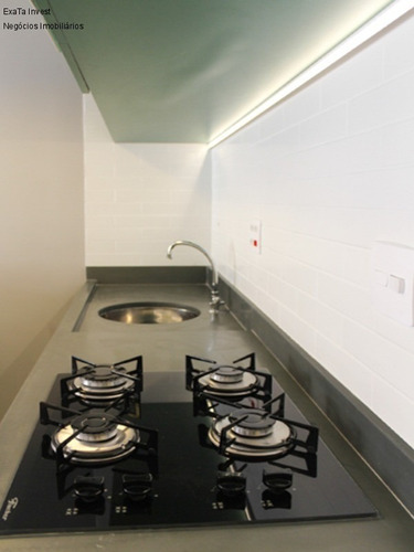 Imagem 9 de 11 de Apartamento À Venda Consolação Com 35m² De Área Útil Sem Vaga De Garagem Quarto / Sala Com Cozinha Integrada Banheiro Social , Área De Serviço Varanda - Ap00612 - 69217078