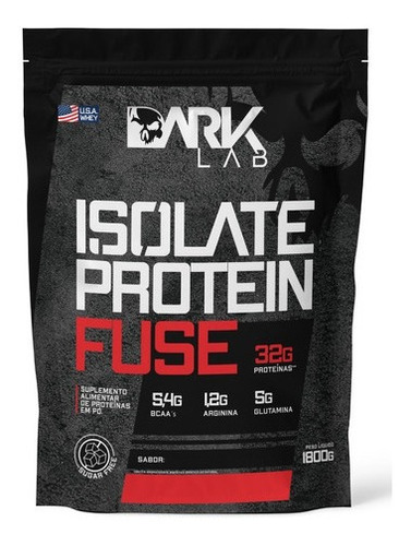 Suplemento Em Pó Dark Lab Isolate Protein Fuse Proteínas Sabor Creme De Avelã Em Sachê De 1.8kg