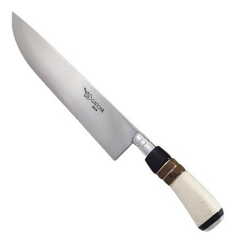 3pçs Faca Gaúcha 10 Aço Inox,faca Tesoura 7, Pexeira Carbono