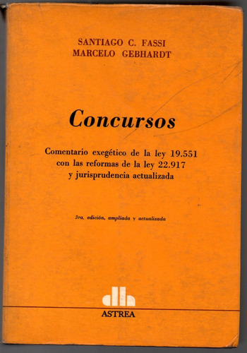 Concursos Santiago C. Fassi Y Marcelo Gebhardt (Usado)