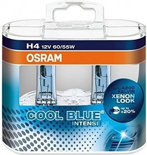 Bombillo H4 Osram Cool Blue 12v 60 / 55 W Original ( Par )