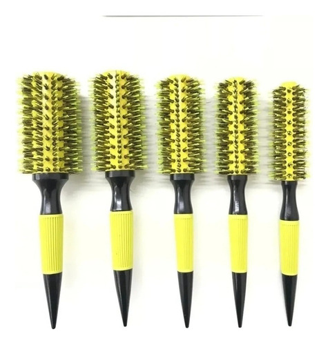 Boar Bristle Professional Hairdressing Brush Kit 5pcs