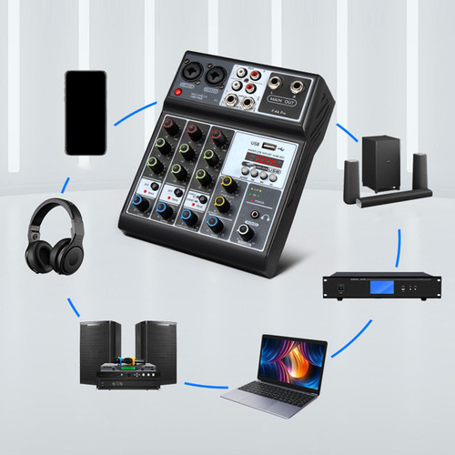 2025 Mezclador De Sonido Profesional For Estudio Y Eventos