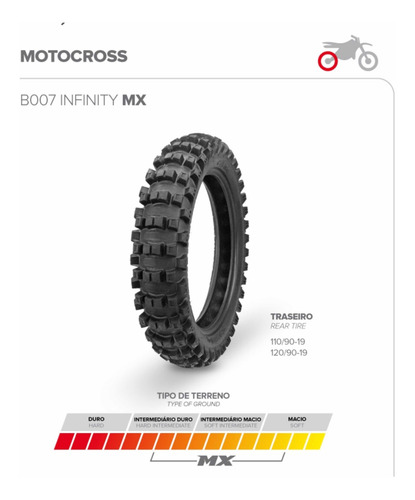 Juego De Cubiertas Motocross Borilli Yzf Crf Kxf Rmz Sxf 450