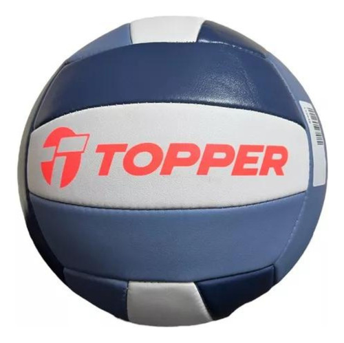 Pelota Topper De Voley Ace Azul Con Blanco